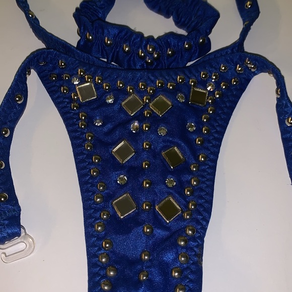 Custom made bikini bottom w/garter - Picture 3 of 8